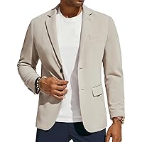PJ PAUL JONES Mens Casual Knit Blazers Two Buttons Lightweight Business Machine Wash Sport Coat