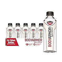 BODYARMOR SportWater Alkaline Water, Superior Hydration, High Alkaline Water pH 9+, Electrolytes, Perfect for your Active Lifestyle, 700ml (Pack of 24)