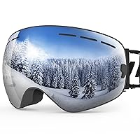 Zionor Goggles XA Ski Snowboard For Men Women Anti-Fog UV Protection Spherical " 