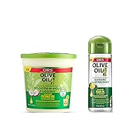 ORS Olive Oil Style and Curl Smooth-N-Hold Pudding Olive Oil Frizz Control and Shine Glossing Hair Polisher - Bundle