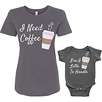 Threadrock Coffee & Latte Infant Bodysuit & Women's T-Shirt Matching Set