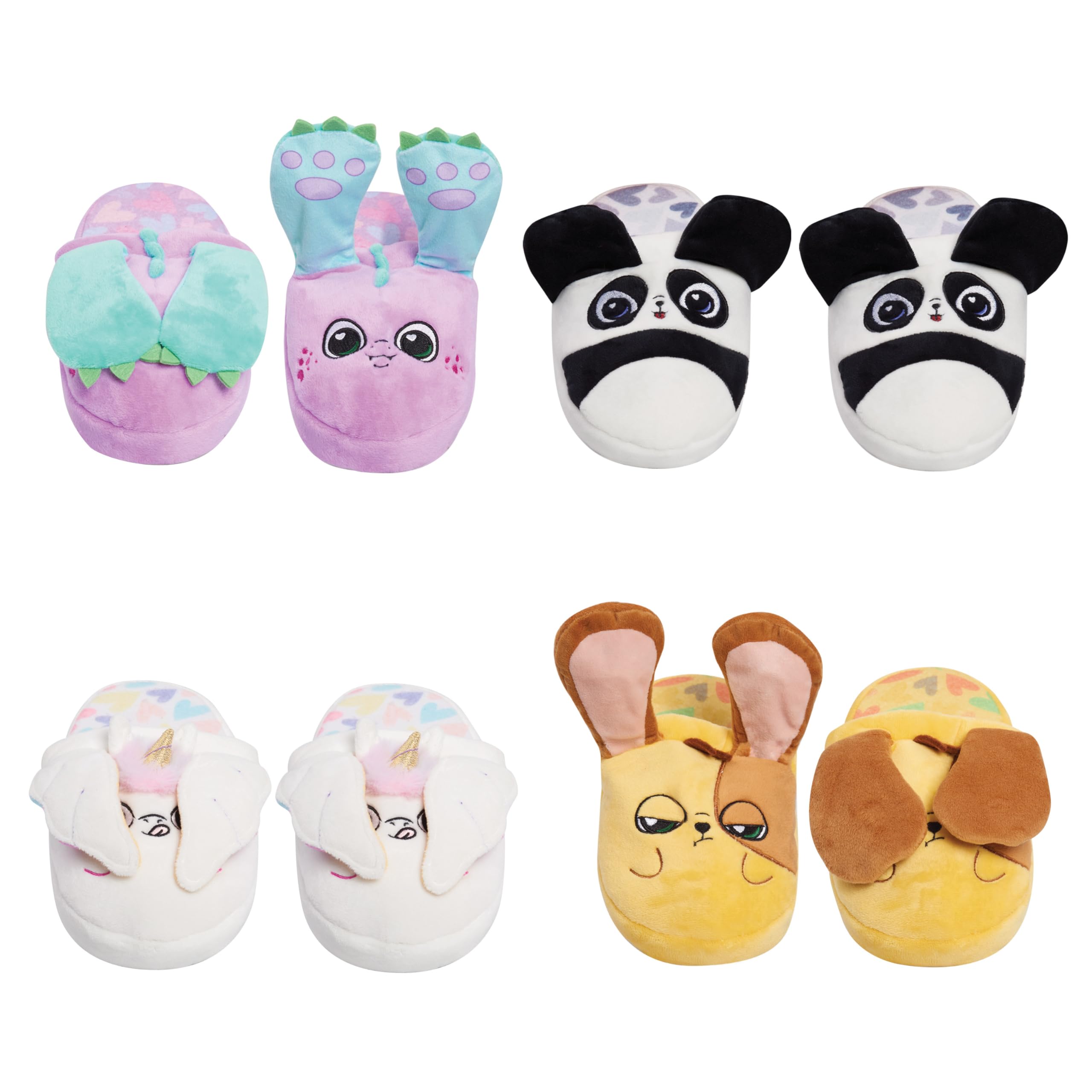 Flipeez Slippers, Puppy, Small, Children Sizes 10-13 (Color May Vary)