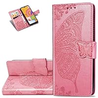 Galaxy S21 Plus Case Stylish Wallet Case Credit Cards Slot with Stand for PU Leather Shockproof Flip Magnetic Case for Samsung Galaxy S21 Plus/Galaxy S30 Plus Butterfly Pink SD