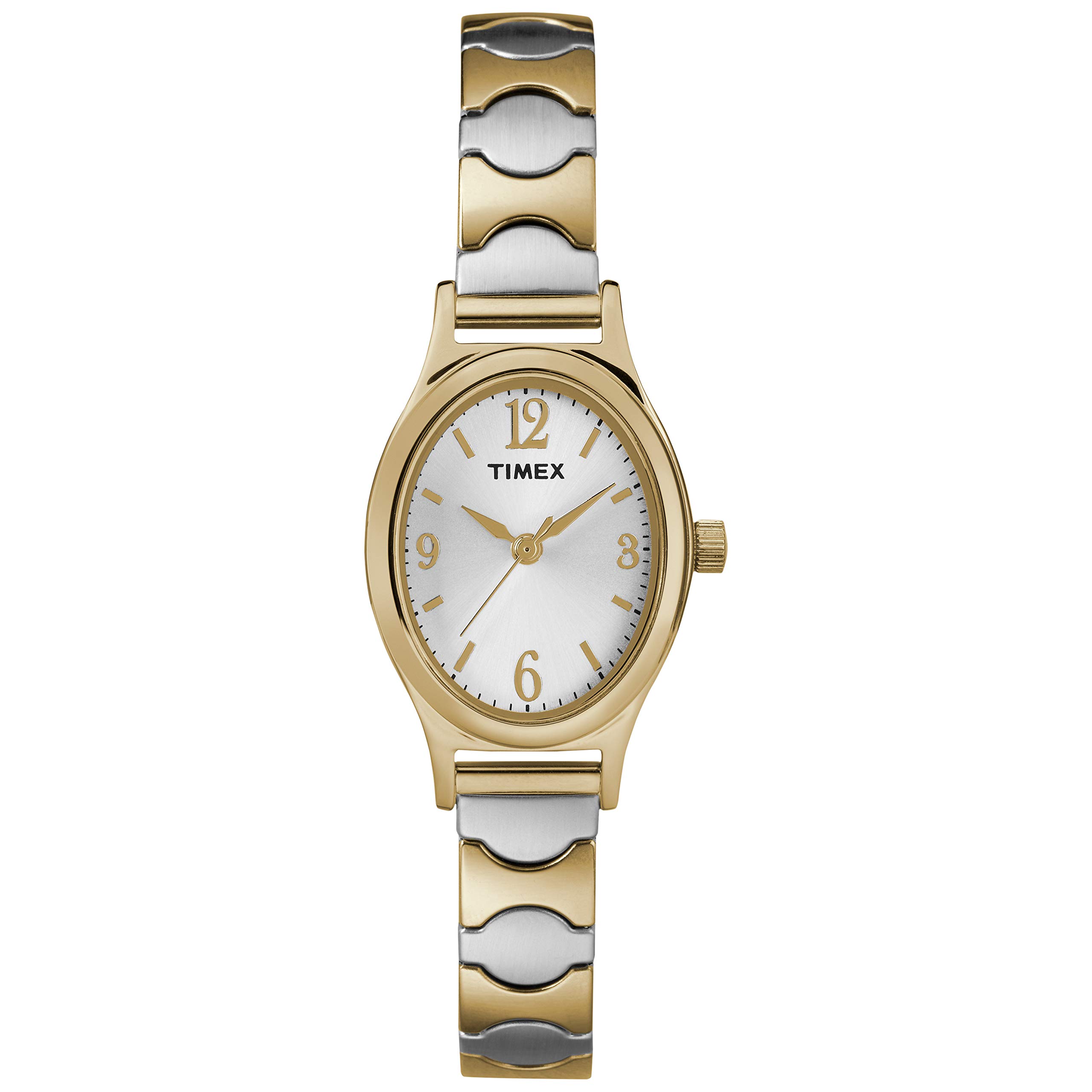 Timex Women's T26301 Kendall Circle Two-Tone Stainless Steel Expansion Band Watch