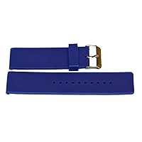 22MM Blue Rubber Silicone Composite Strap Band FITS Swiss Army VICTORINOX