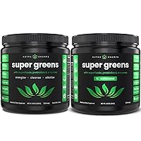 NutraChamps Super Greens Berry & Super Greens Unflavored Bundle - 2 Month Supply