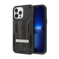 ZIZO Transform Series for iPhone 13 Pro Case - Rugged Dual-Layer Protection with Kickstand - Black
