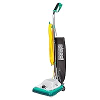 BigGreen Commercial BG101H ProBag Comfort Grip Handle Upright Vacuum with Magnet, 870W, 12