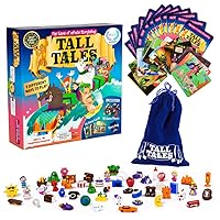 SCS Direct, Tall Tales Story Telling Board Game - The Educational Family Game of Infinite Storytelling - 5 Ways to Play - Promotes Creativity and Language Skills