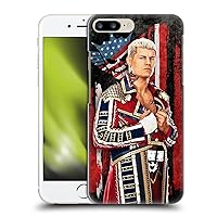 Head Case Designs Officially Licensed WWE American Nightmare Flag Cody Rhodes Hard Back Case Compatible with Apple iPhone 7 Plus/iPhone 8 Plus