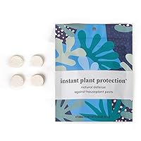 Instant Plant Protection (4Tablets) Self-Dissolving Tablets | Peppermint Spray for Protecting Indoor and Houseplants Against Spider Mites, Insects, and Disease