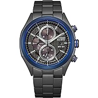 Citizen Men's Sport Causal Eco-Drive Chronograph Watch, 12/24 Hour Time, Date