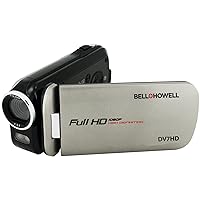 Bell+Howell DV7HD-GY Slice2 HD Video Recording Slice2 DV7HD Full 1080p HD Camcorder with Touchscreen and 60x Zoom