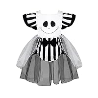 Infant Baby Girls First Halloween Outfits Pumpkin Ghost Costumes Toddlers Tutu Skirt Romper Bodysuit