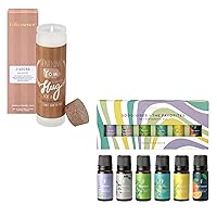 Essential Oil Set for Diffuser, Set of 6, Aromatherapy Diffuser Oil Scents for Home and Scented Candles for Women - 5.29 Oz Soy Candle, Pillar Candles