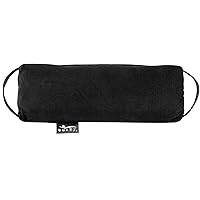 Bucky Baxter Ergonomic & Supportive Adjustable Lumbar Pillow, Black, One Size,Cotton