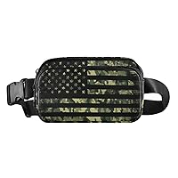 American Flag Fanny Pack for Men Boys Everywhere Belt Bag Mens Fanny Pack Crossbody Bags for Women Fashion Waist Packs with Adjustable Strap Belt Purse for Travel Sports Outdoors Shopping