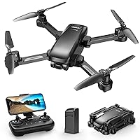D30 GPS Drone with 4K 90° FPV Camera for Adults, 5G WIFI Foldable Quadcopter for Beginner with Auto Return, Follow Me, Custom Flight Path, Circle Fly, Indoor Optical Flow, Headless Mode, Christmas Gift