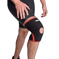 Airprene Bio-Magnetic Knee Sleeve Compression Brace for Men & Women,Black,Medium,M BMK-219 M