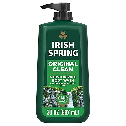 Irish Spring Original Clean Body Wash, 30 Oz Pump
