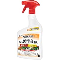 Weed & Grass Killer 2, Use On Driveways, Walkways and Around Trees and Flower Beds, 32 fl Ounce Spray