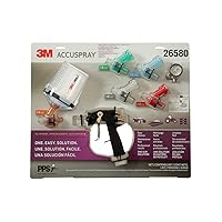 Accuspray Paint Spray Gun System with PPS 2.0, 26580, Standard, 22 Ounces, Use for Cars, Furniture, Cabinets and More, 1 Paint Gun,1 Paint Cup,5 Disposable Lids and Liners,5 Nozzles,3 Sealing Plugs
