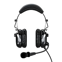Faro G2 ANR (Active Noise Reduction) Premium Pilot Aviation Headset with Mp3 Input - Black