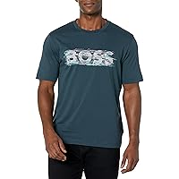BOSS Men's Digital Graphic Print Short Sleeve T-Shirt