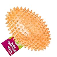 Gnawsome™ 4.5” Spiky Squeaker Football Dog Toy - Large, Cleans Teeth and Promotes Good Dental and Gum Health for Your Pet, Colors Will Vary,All Breed Sizes