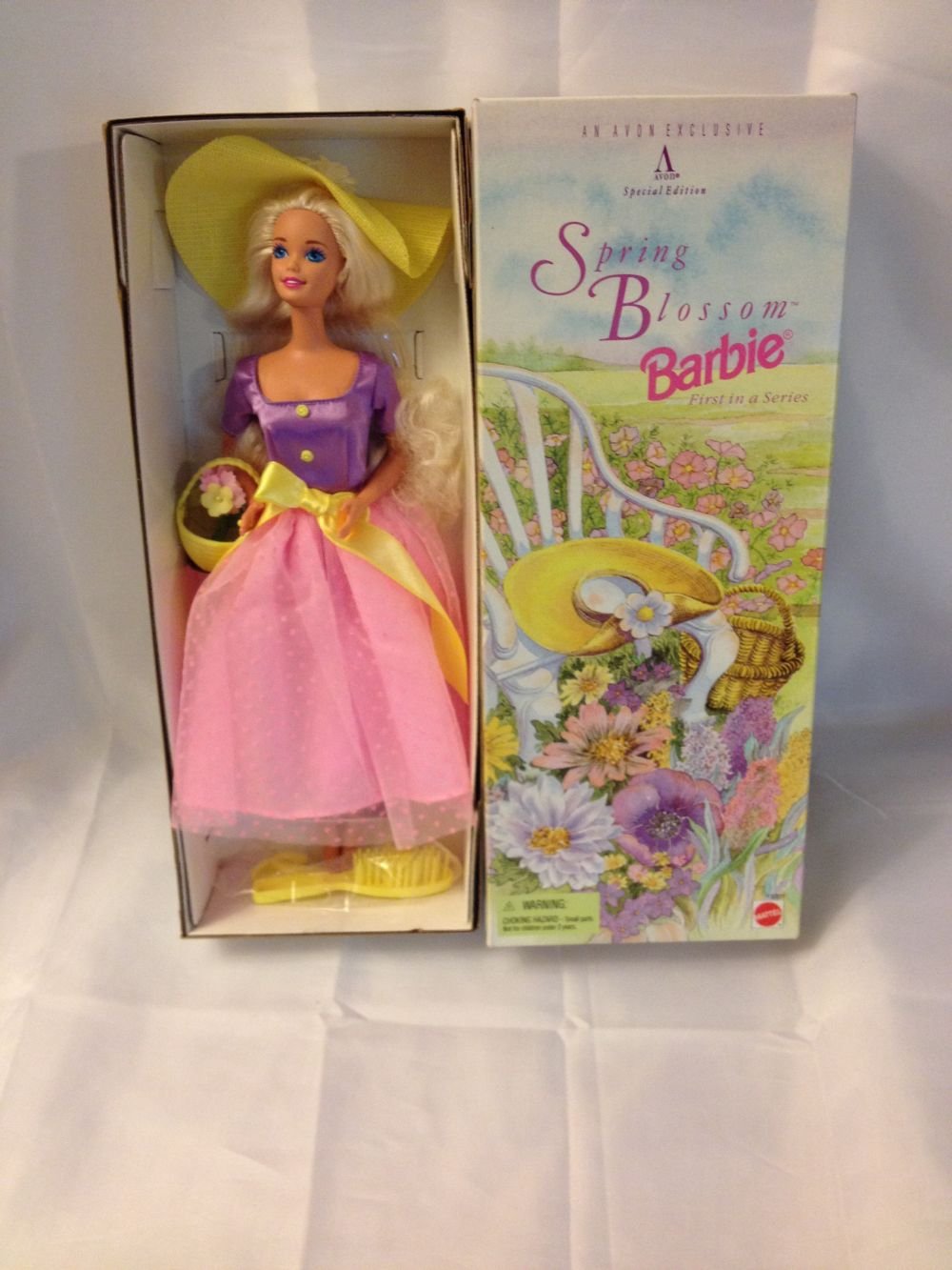 Spring Blossom Barbie Doll: Avon Exclusive Special Edition, Flower Theme, Ages 3+