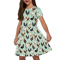 Cute Dress for Girls 2-14 Teen Girl Trendy Clothes Casual