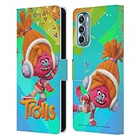 Head Case Designs Officially Licensed Trolls DJ Suki Snack Pack Leather Book Wallet Case Cover Compatible with Motorola Moto G Stylus 5G (2022)