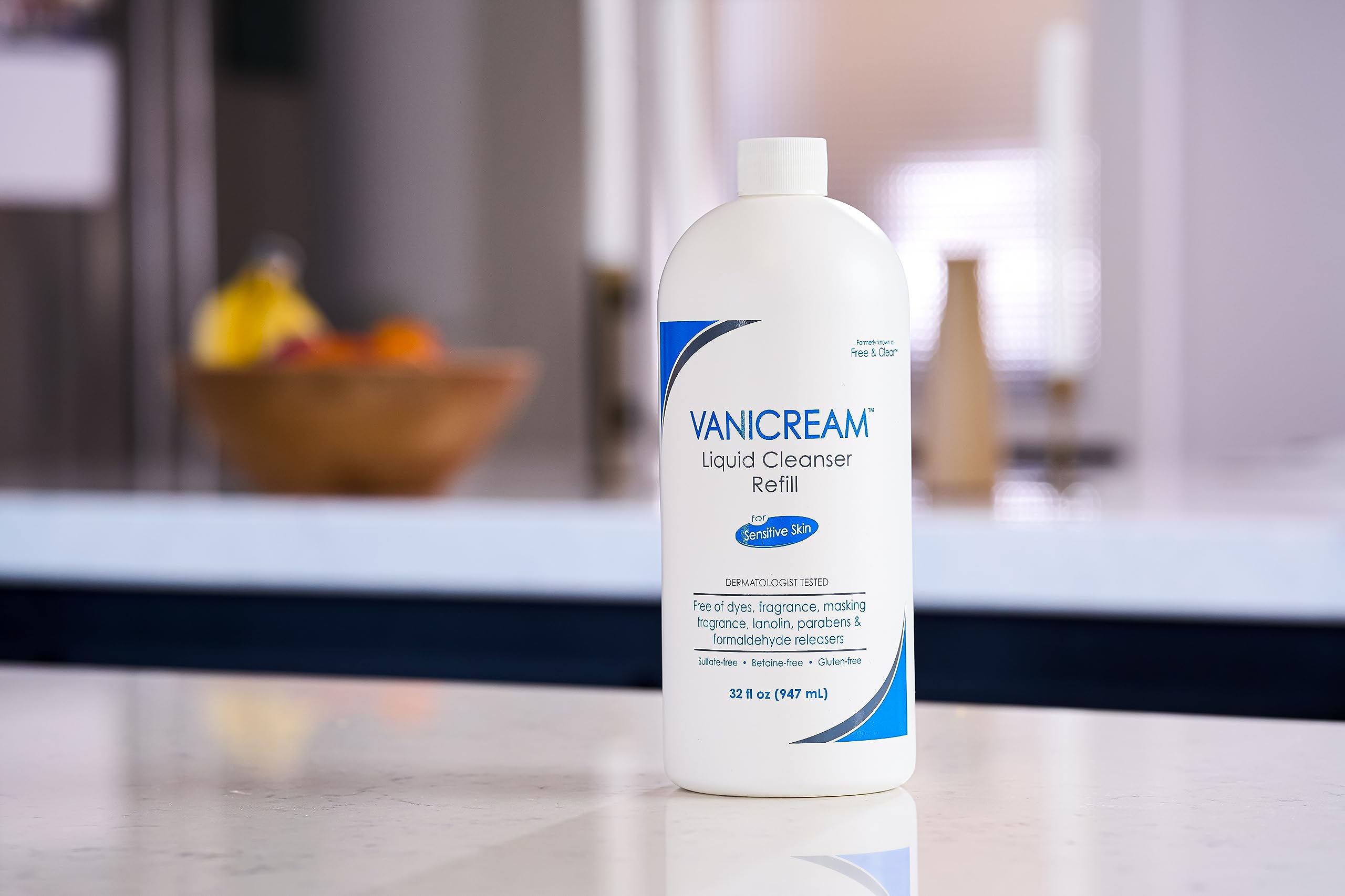 Vanicream Liquid Cleanser - 32 Fl Oz - Free of Dyes, Fragrance, Lanolins, Parabens and Formaldehyde Releasers, 32 Fl Oz