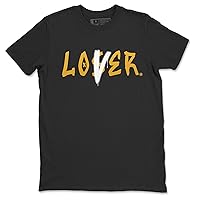 Loser Lover 1 Retro Yellow Gold Black Design Sneaker Matching T-Shirt