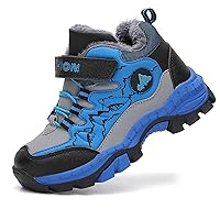 LEFEKA Children's Winter Shoes Non-Slip Warm Snow Boots Kids Boys Outdoor Camping Hiking & Trekking Footwear