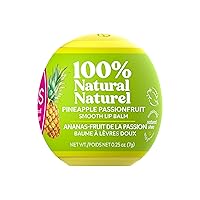 eos 100% Natural Lip Balm- Pineapple Passionfruit, All-Day Moisture, Made for Sensitive Skin, Lip Care Products, 0.25 oz