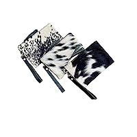 Cowhide Wristlet Bags - Stylish and Compact Accessories for On-the-Go Chic
