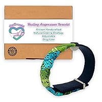 Healing Bracelet for Women-Adjustable Acupressure Band-Comfortable Anxiety Relief-Natural Remedy for Vertigo-Balance-Women's Health-Mood Support-Motion Sickness (XX-Large 10)