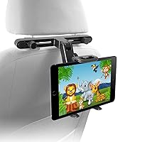 Car Headrest Tablet Holder, Adjustable iPad Car Mount for Kids in Backseat, Compatible with Devices Such as iPad Pro Air Mini, Galaxy Tabs, And 7