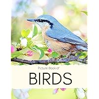 Picture Book of Birds: for Alzheimer’s and Seniors with Dementia- Colorful Photos with Large Print for Elderly People or to Help them Feel Calm (Nostalgia Coffee Table Books) Picture Book of Birds: for Alzheimer’s and Seniors with Dementia- Colorful Photos with Large Print for Elderly People or to Help them Feel Calm (Nostalgia Coffee Table Books) Kindle Paperback