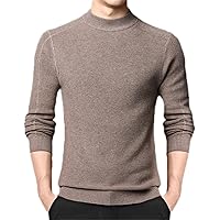 Sweaters for Men 100% Cashmere Sweater Half High Neck Winter Thicken Warm in Sweaters Knitted Sweater