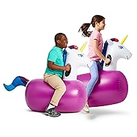 HearthSong Hop 'n Go Inflatable Bouncing Ride-On, Set of 2, 48