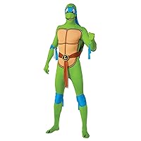 Rubie's Teenage Mutant Ninja Turtles 2nd Skin Leonardo Adult Costume Jumpsuit, Large
