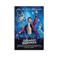 JILKMNB Movie Poster The Greatest Showman Poster Canvas Painting Wall Art Poster for Bedroom Living Room Decor 12x18inch(30x45cm) Unframe-style