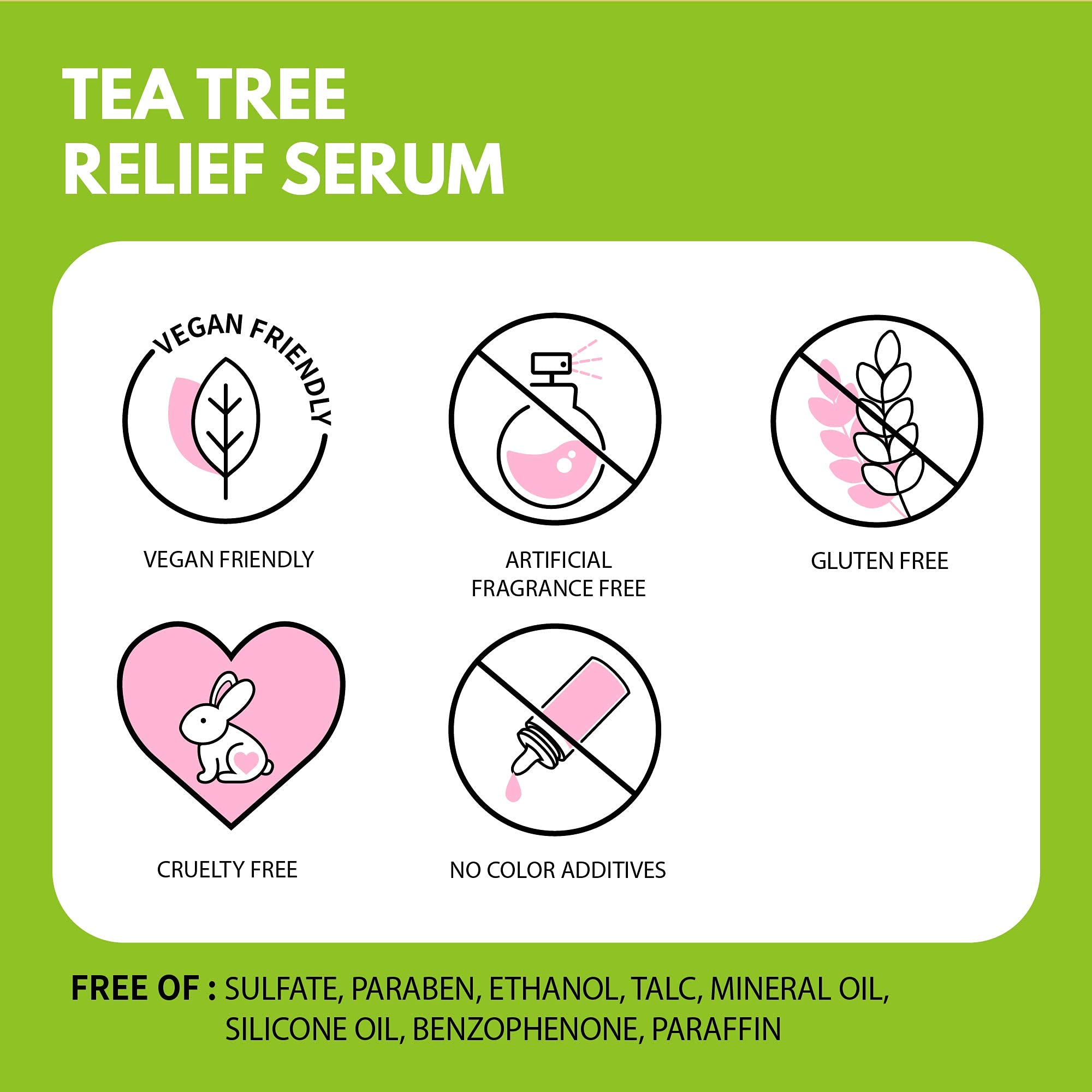 iUNIK Tea tree Relief Natural Facial Serum 1.71 Fl Oz + Black Snail Restore Serum Repair Ampoule, 1.71 Fl Oz