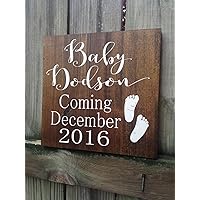 Pregnancy announcement, Pregnant, Mommy to be, Baby coming soon, Pregnancy announcement Sign Farmhouse, Wood Sign Farmhouses