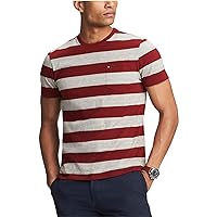 Tommy Hilfiger Mens Striped Pocket Basic T-Shirt