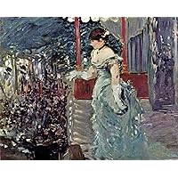 10 Famous Paintings - Singer at a Cafe Concert Eduard Manet French impressionist - Handmade Oil Art on Canvas -07, 50-$2000 Hand Painted by Art Academies' Teachers