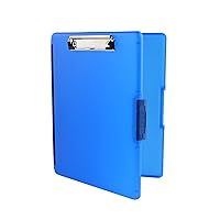 Slimcase 2 Storage Clipboard with Side Opening, Royal Blue. Organize in Style for Home, School, Work, or Trades! Ideal for Teachers, Nurses, Students, Homeschooling, and Beyond.