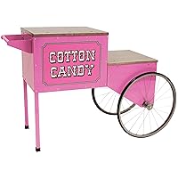 USA 30090A Trolley for Cotton Candy Machine, Powder-Coated and Stainless Steel, Pink